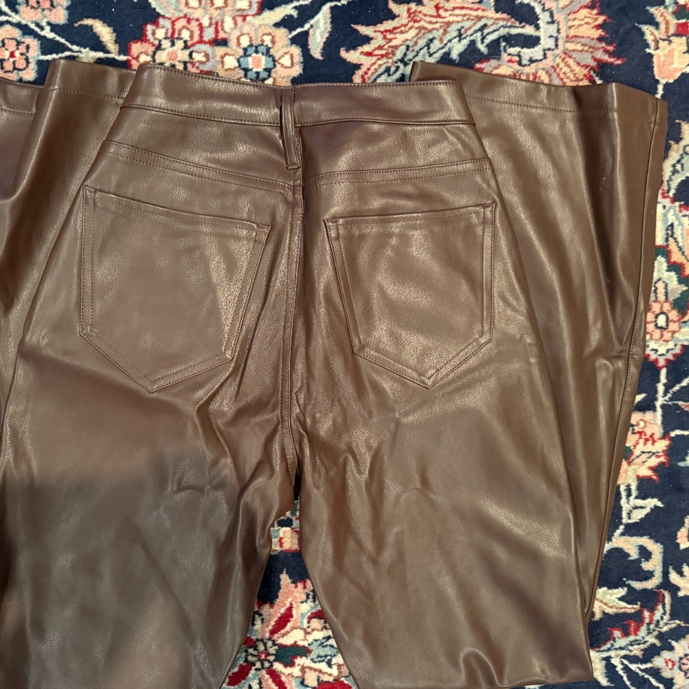 Pleather pants